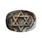 Star Of David Jewish Star Agate Judaica Art Serving Platter