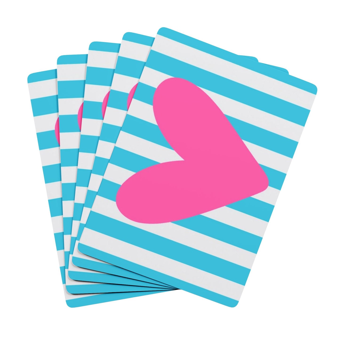 Modern Heart Deck Of Playing Cards