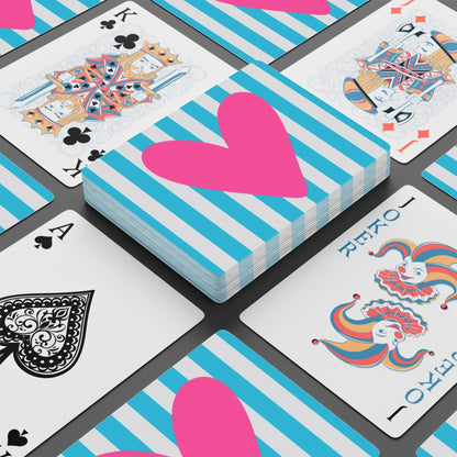 Modern Heart Deck Of Playing Cards