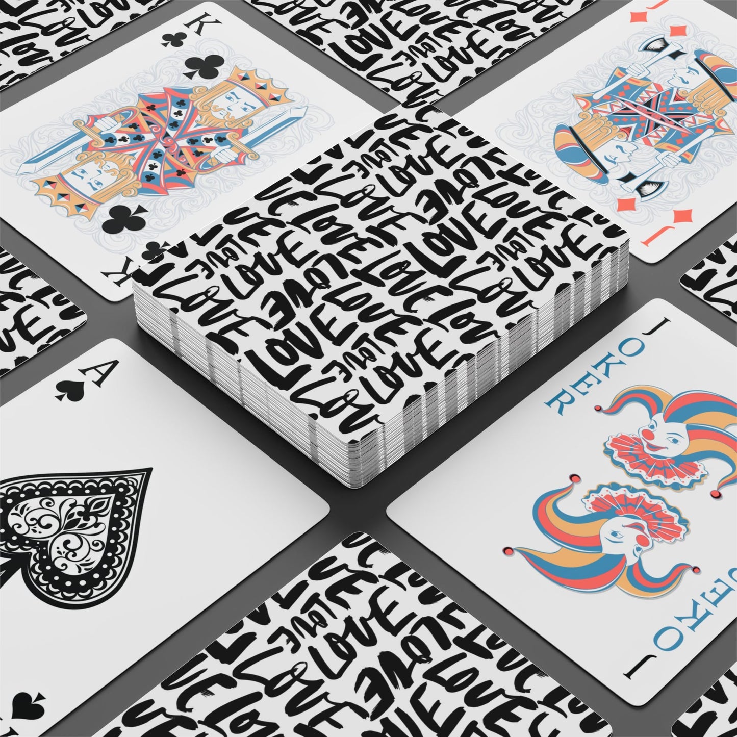 All The Love Deck Of Playing Cards Canasta Cards