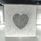 All The Love Crushed Glass Resin Wall Art