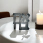 Ahava Love Resin Sculpture Gray/Black