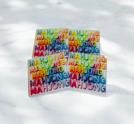 Mahjong Coaster Set