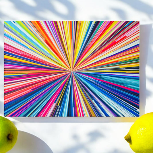Burst Of Color Cutting Board Charcuterie Board