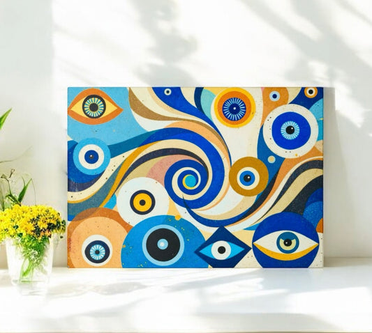 Eye See You Evil Eye Cutting Board
