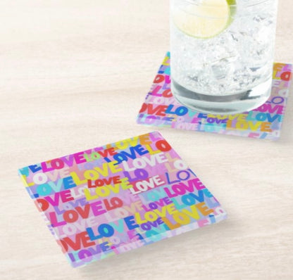 All The Love Coaster Set