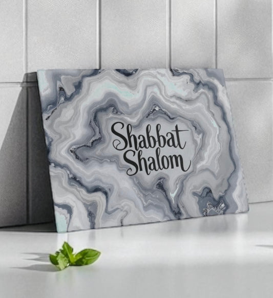 Shabbat Shalom Cutting Board Challah Board