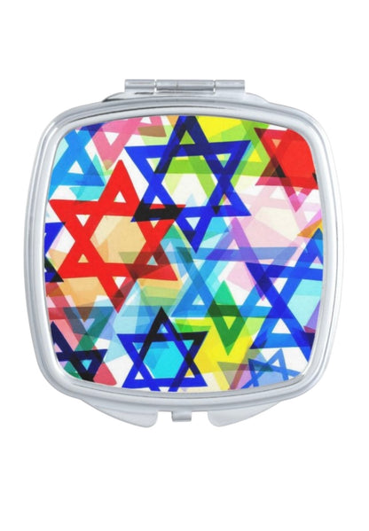 Star of David Judaica Pocket Mirror