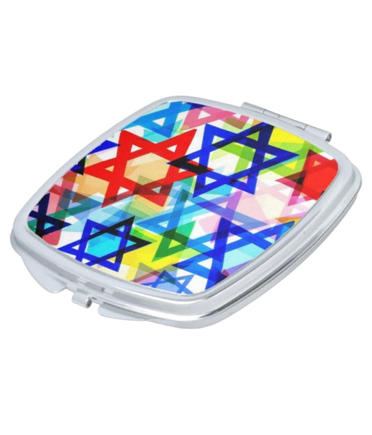 Star of David Judaica Pocket Mirror