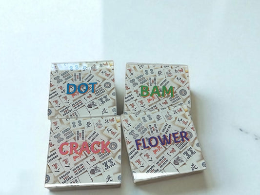 Mahjong Glass Coaster Set