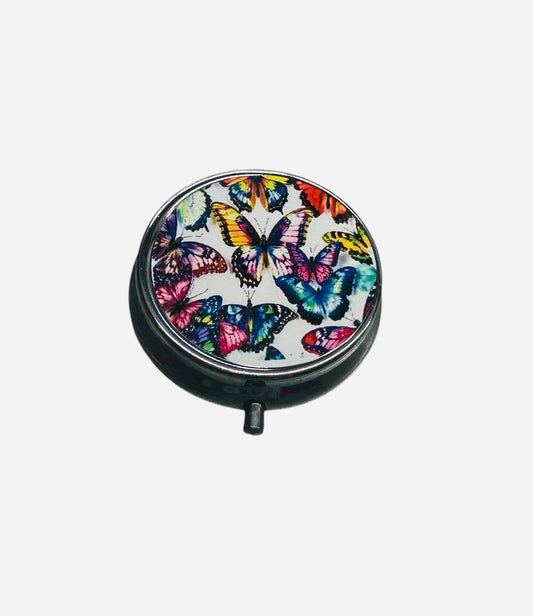 Colorful Butterfly Pill Case
