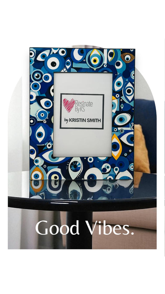 Evil Eye Art Photo Picture Frame
