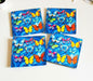 Butterfly Agate Coaster Set