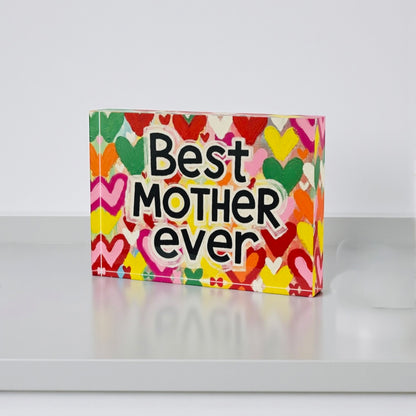 Best Mother Ever Crystal Block