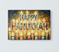 Happy Hanukkah Cutting Board Candle Board