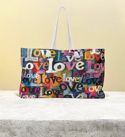 All The Love Art Tote Bag