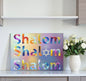Shalom Judaica Candle Board Cutting Board