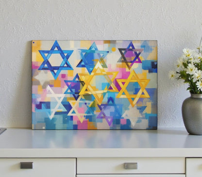 Star Of David Candle Board Cutting Board