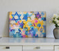 Star Of David Candle Board Cutting Board