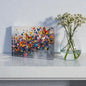 Butterfly Art Crystal Block Table Decor