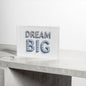Dream Big Diamonds Inspirational Crystal Block Table Decor