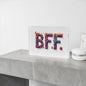 B.F.F Best Friends Butterfly Crystal Bloc Table Decor