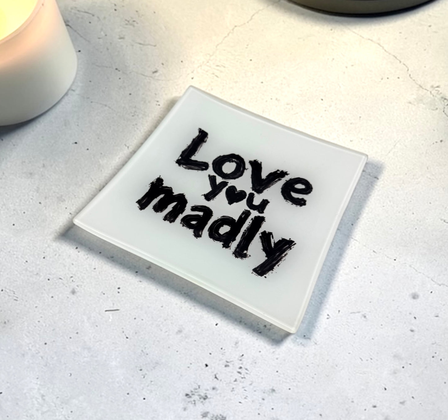 Love You Madly Trinket Tray Catchall