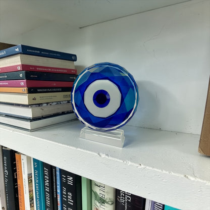 Evil Eye Crystal Table Decor Paperweight Napkin Weight
