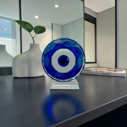 Evil Eye Crystal Table Decor Paperweight Napkin Weight