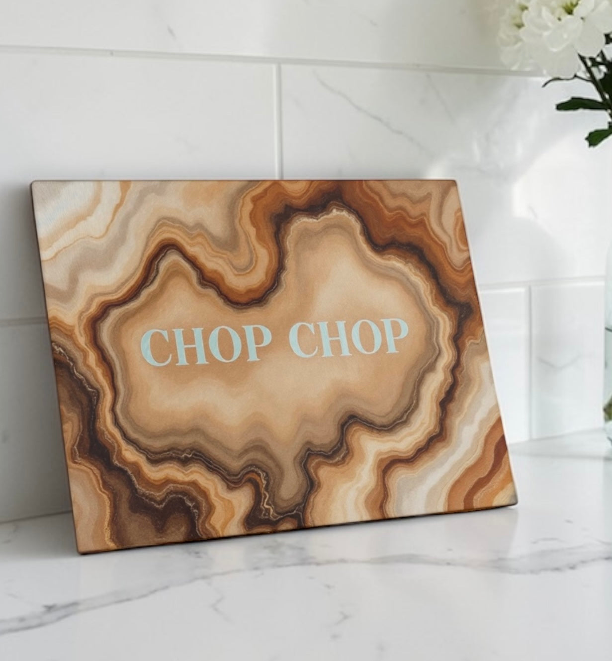 Chop Chop Agate Cutting Board