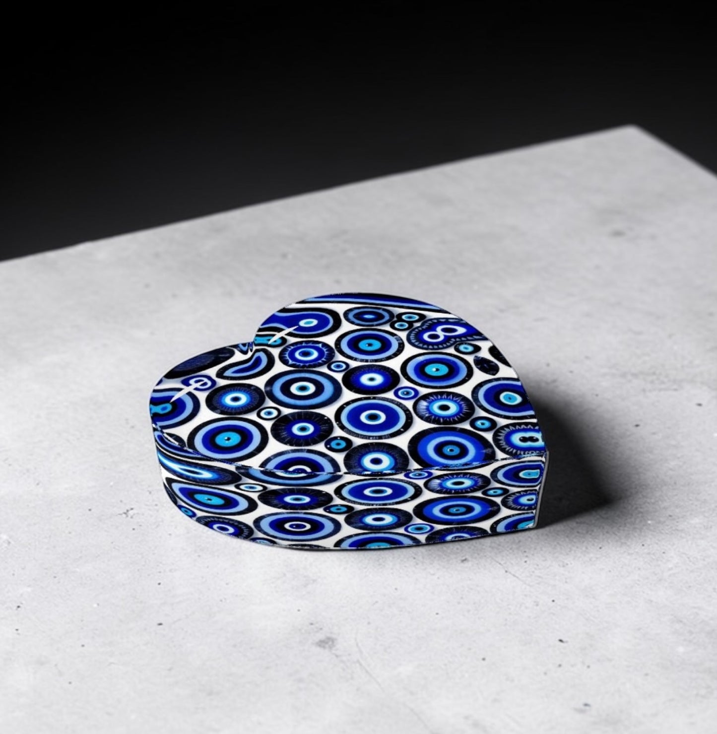 Evil Eye Art Paperweight Table Decor