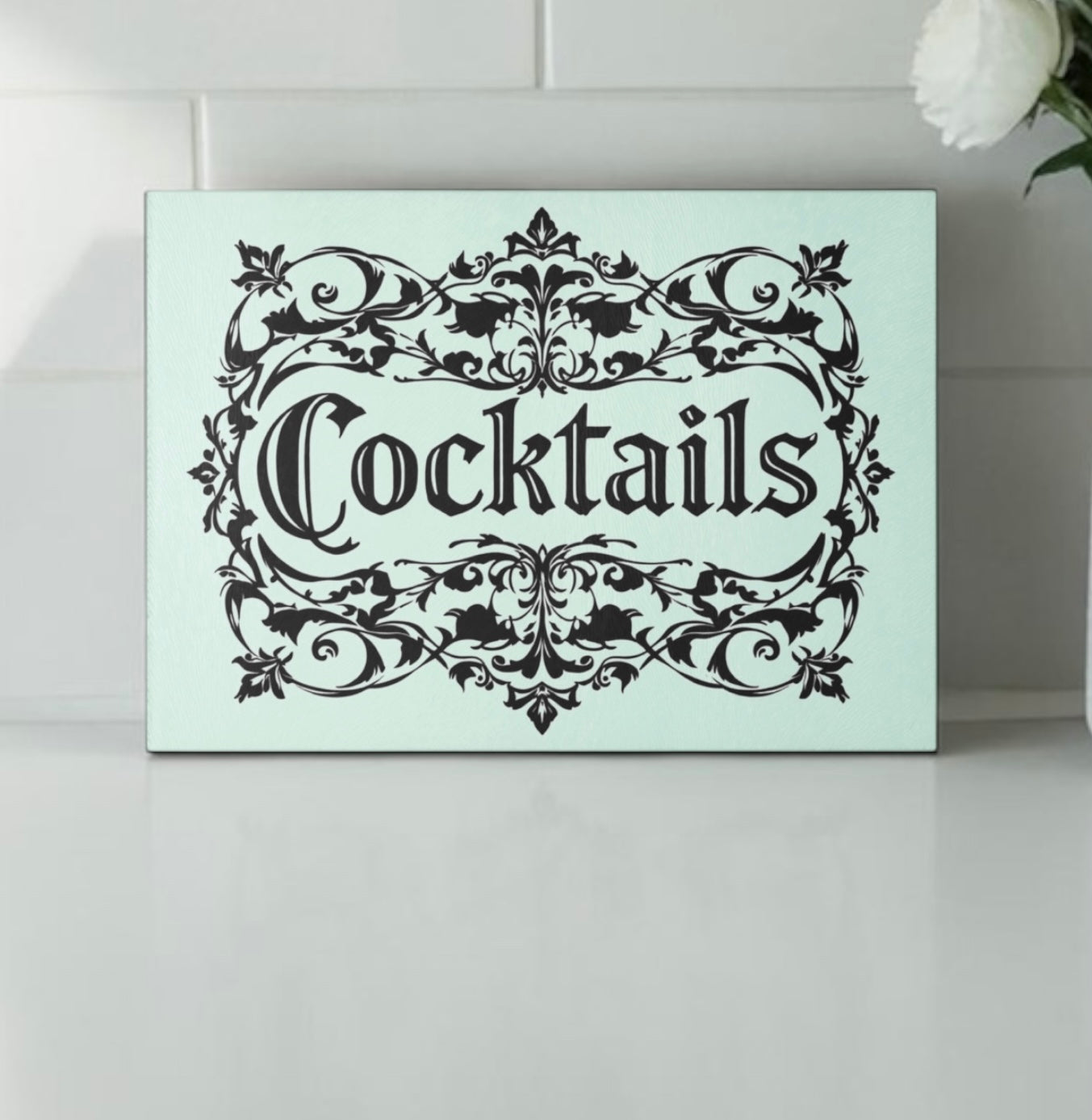 Cocktails Bar Decor Cutting Board