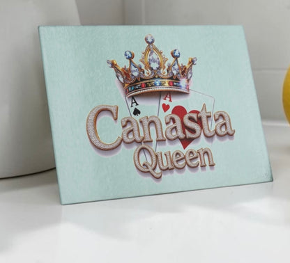 Canasta Queen Cutting Board Serving Platter