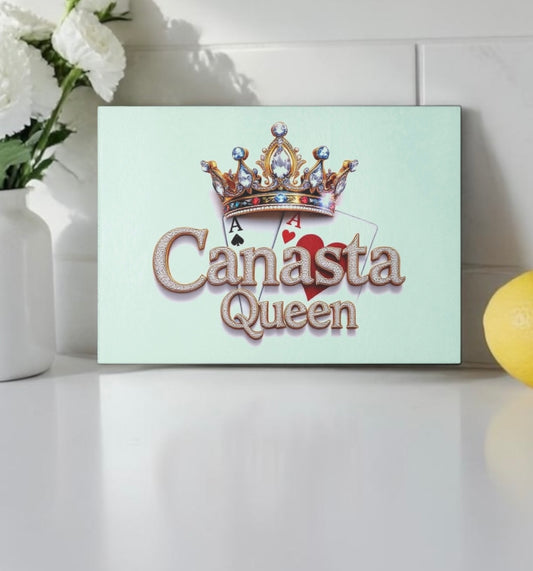 Canasta Queen Cutting Board Serving Platter