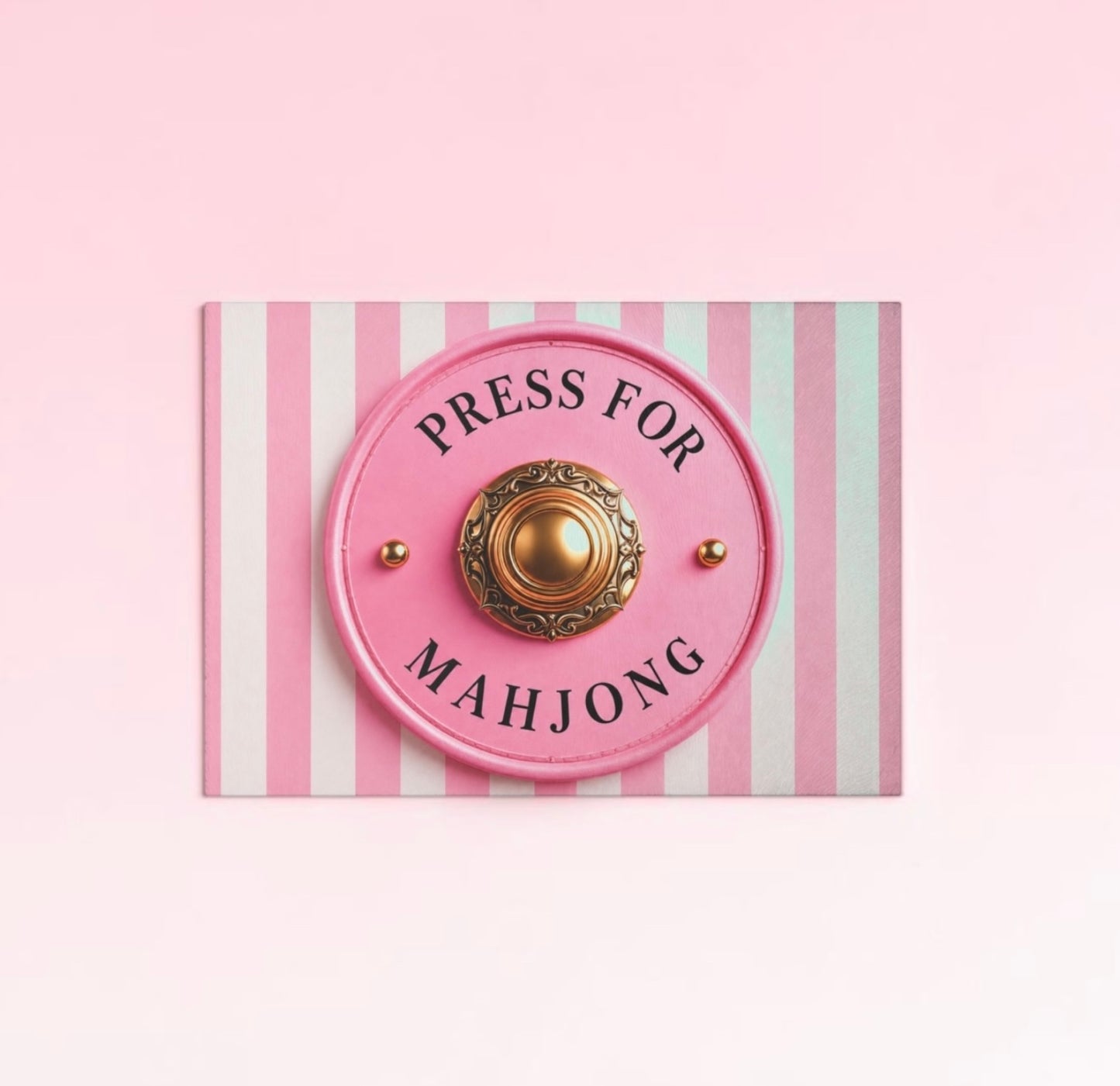 Press For Mahjong Cutting Board Serving Platter