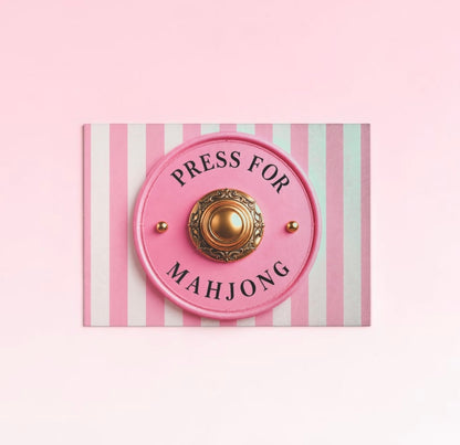 Press For Mahjong Cutting Board Serving Platter