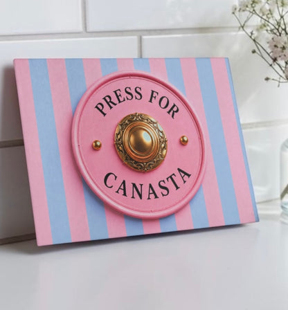 Press For Canasta Cutting Board Serving Platter