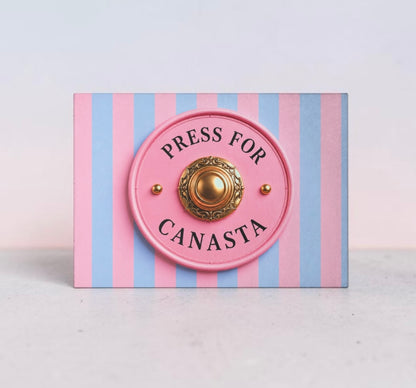Press For Canasta Cutting Board Serving Platter