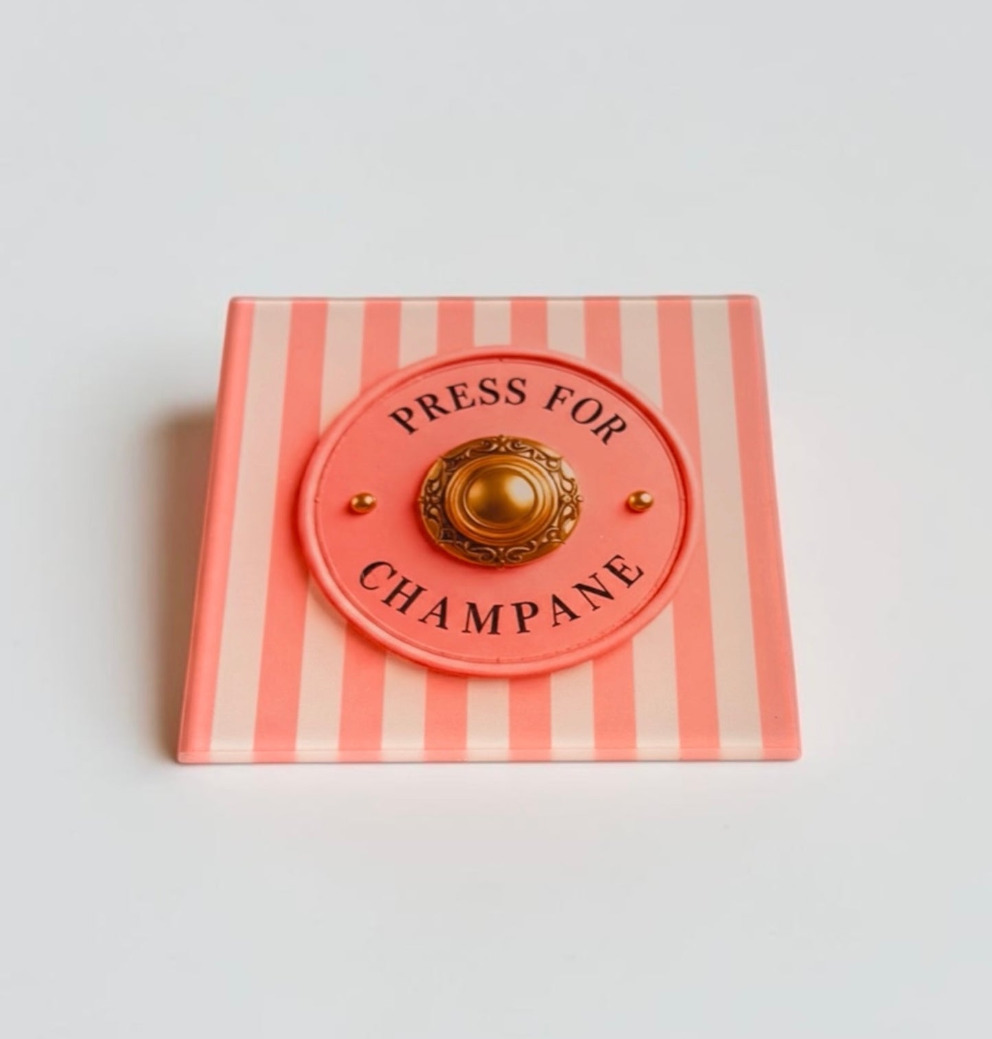 Press For Champagne Coaster Set