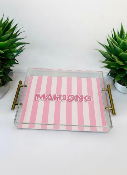 Mahjong Lover Acrylic Tray