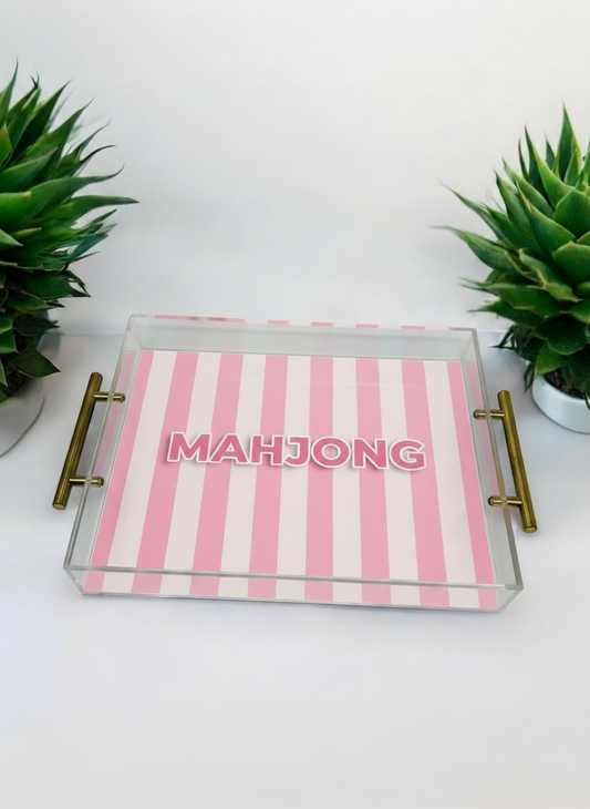 Mahjong Lover Acrylic Tray