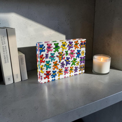 Always Grateful Crystal Block Table Decor