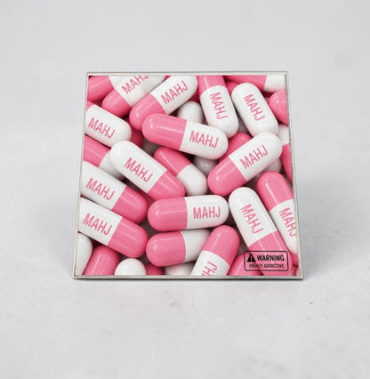 Addicted To Mahjong Pill Coaster Set