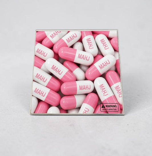 Addicted To Mahjong Pill Coaster Set