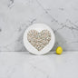 Mahjong Tiles Heart Glass Cutting Board Charcuterie Board