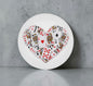 Cards on the board. Memories at the table. Canasta Lover Heart Playing Cards Cutting Board