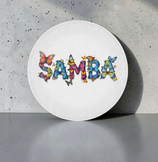 Samba Butterfly Cutting Board Serving Platter
