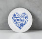Ahava Love Cutting Board Candle Board Challah Board