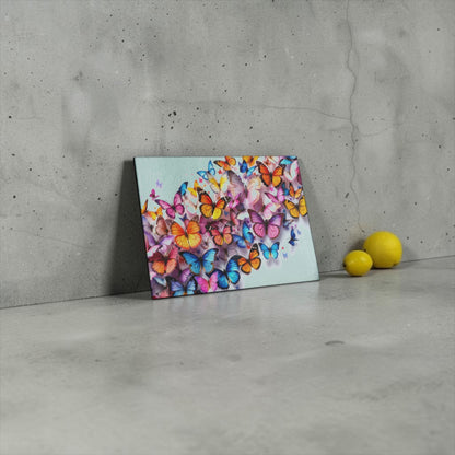 Floating Butterflies Cutting Board Serving Platter