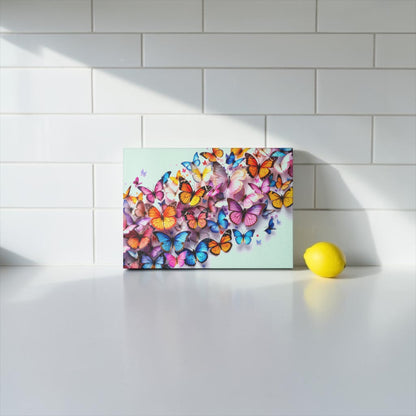 Floating Butterflies Cutting Board Serving Platter